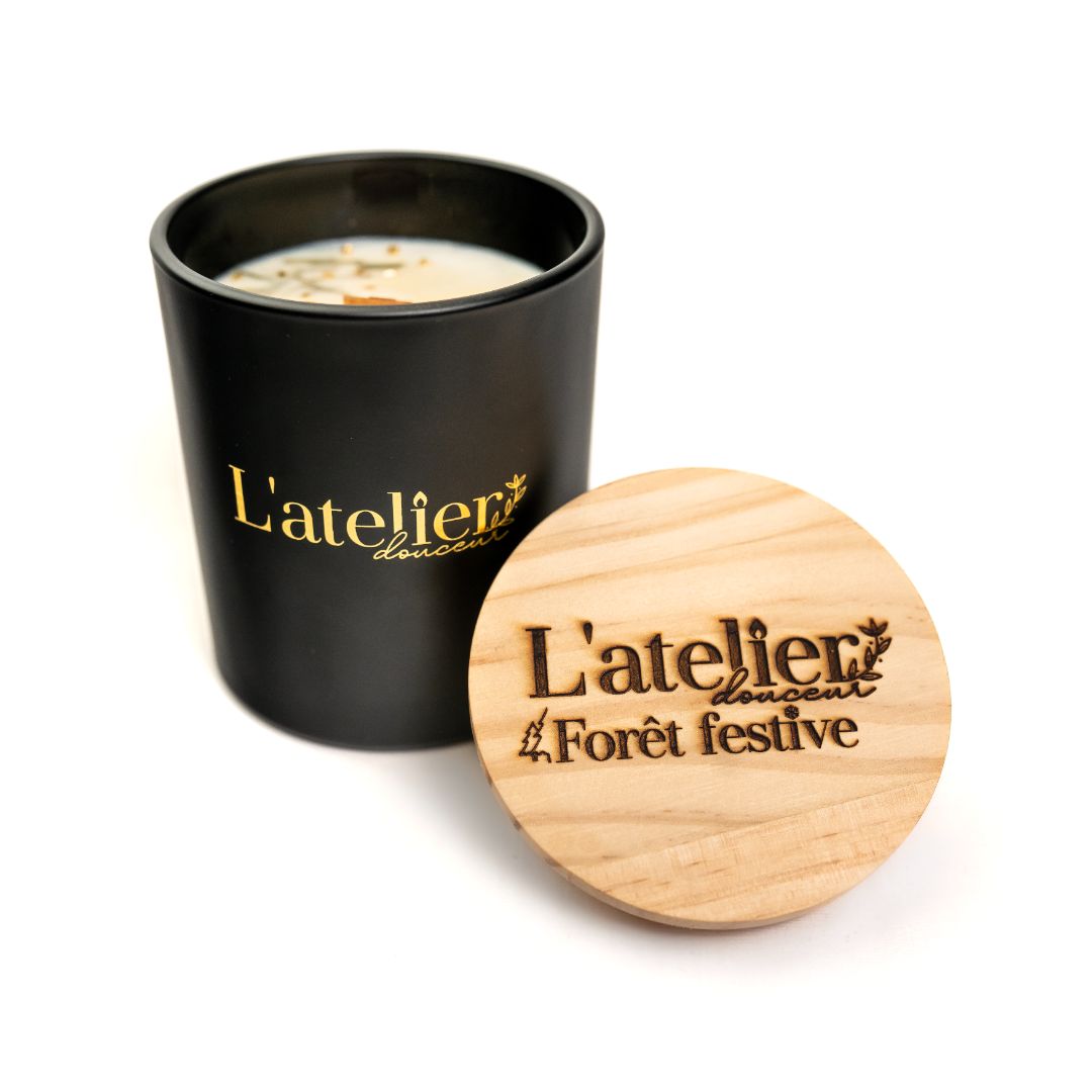 đ ForĂȘt festive - Bougie artisanale