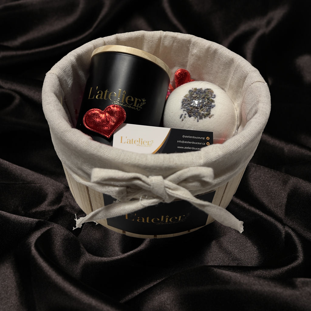 Panier douceur de Saint-Valentin