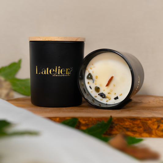 Nuit Cendrée - Bougie artisanale